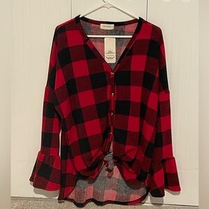 Buffalo Plaid top